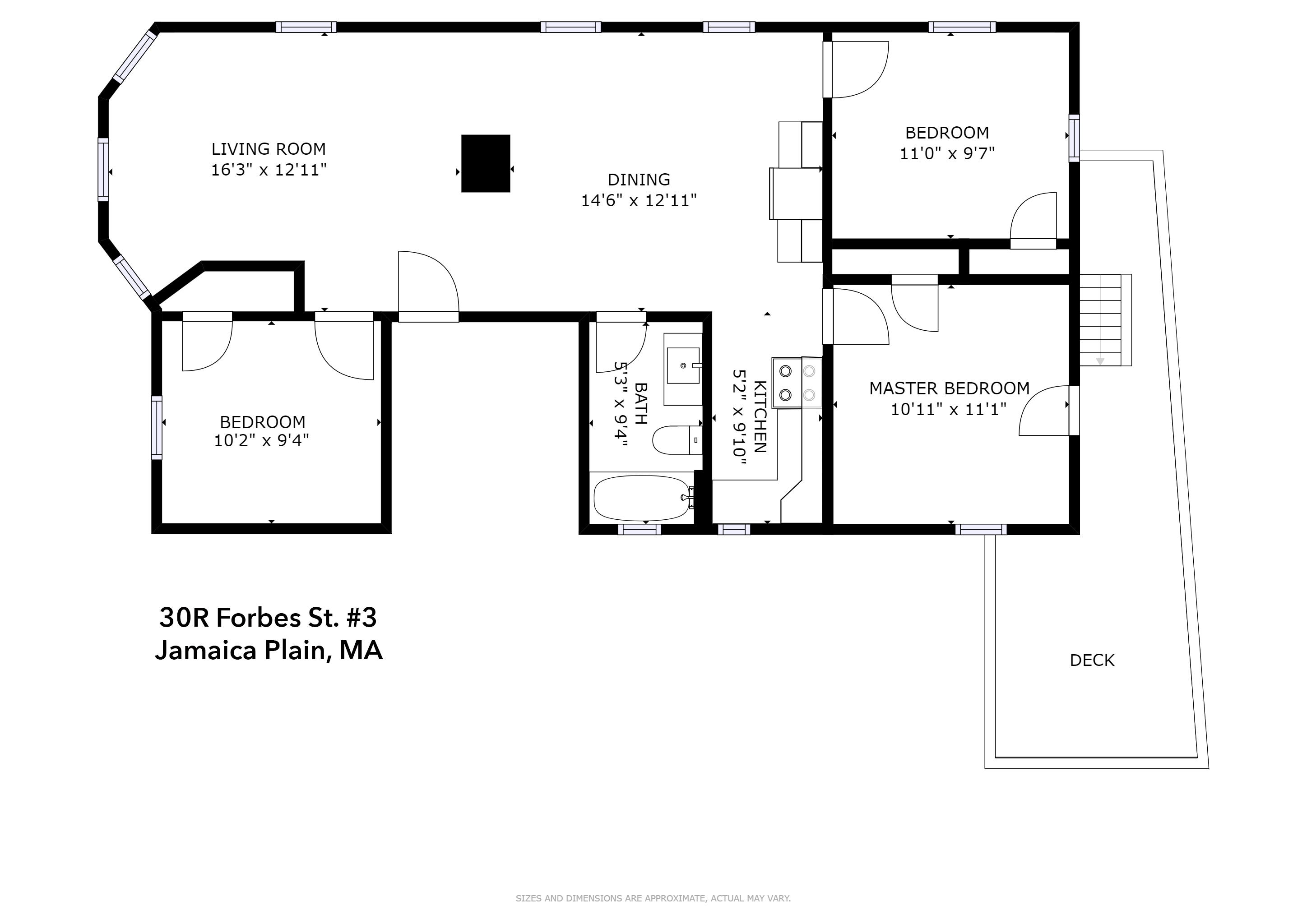 Jamaica Plain, MA 02130,30 Forbes St #3