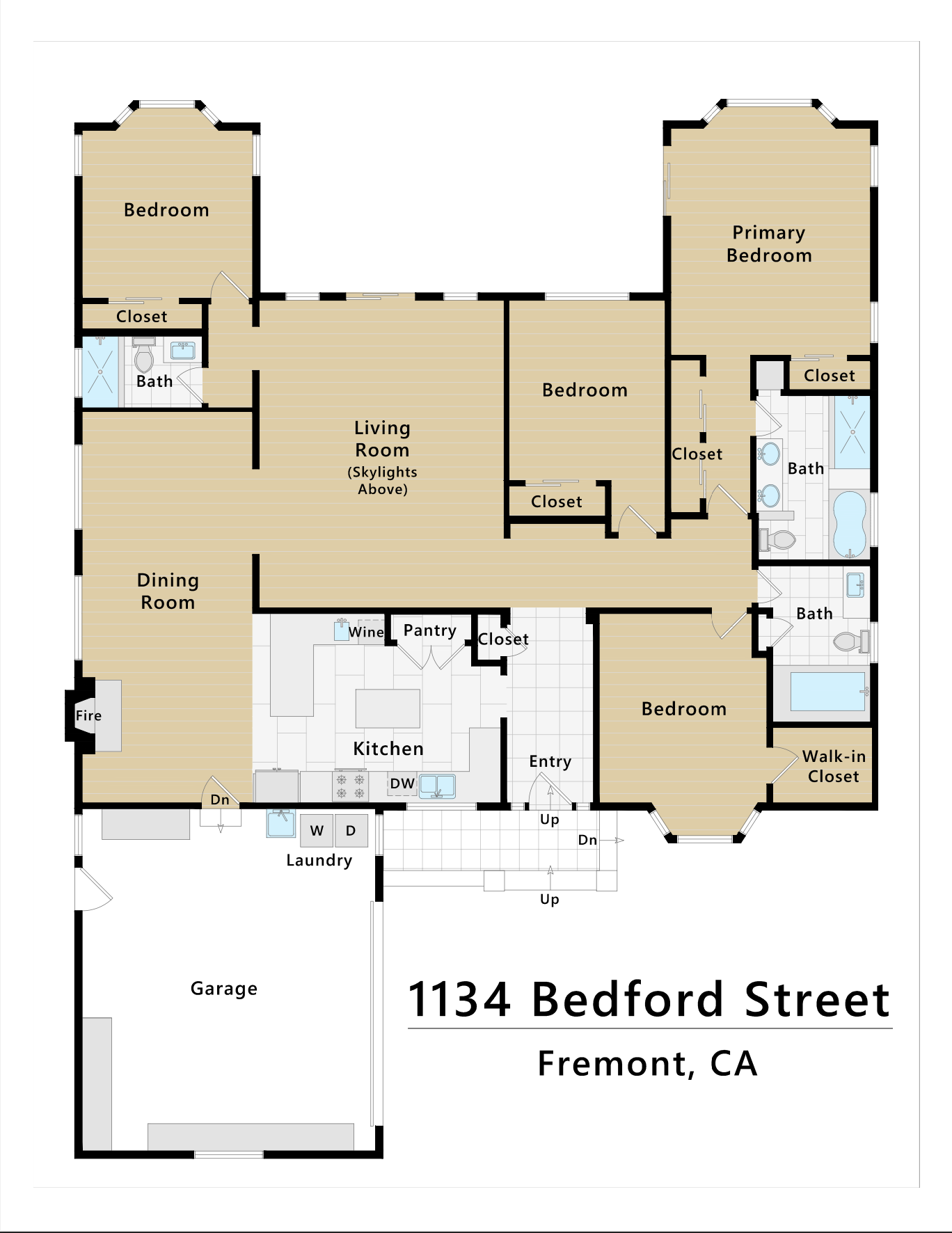 Fremont, CA 94539,1134 Bedford St