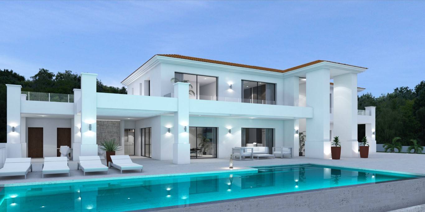 Spain,,Beautiful Spacious Villa located on the first line in Moraira #DMA/SP