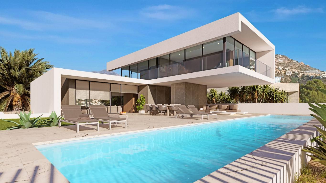 Spain,,Beautiful Newly Built Villa with Breathtaking Sea and Mountain views #DMA/SP