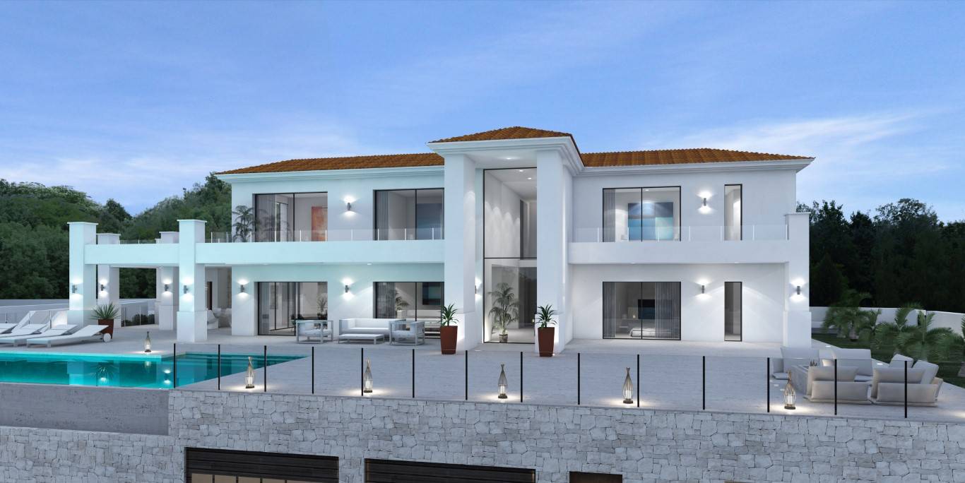 Spain,,Beautiful Spacious Villa located on the first line in Moraira #DMA/SP