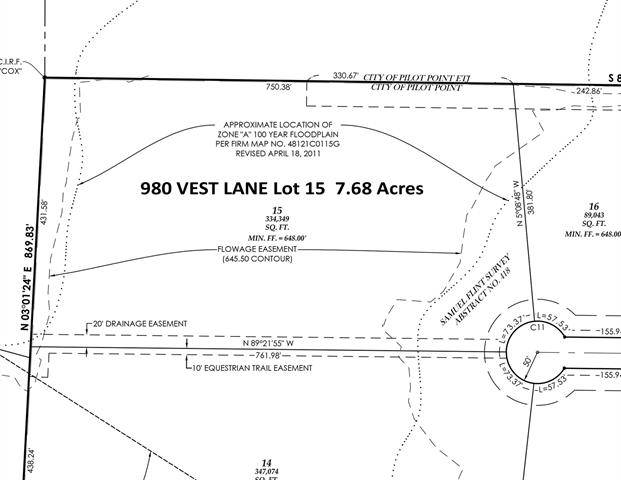 Pilot Point, TX 76258,980 Vest Lane