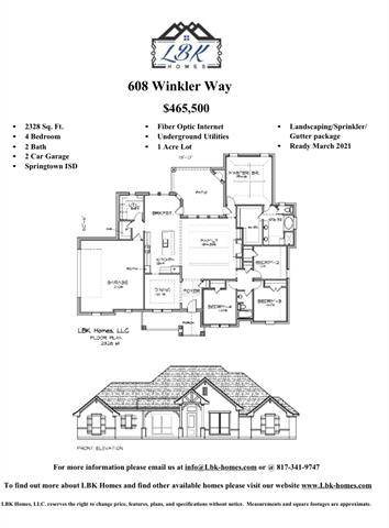 Springtown, TX 76082,608 Winkler Way