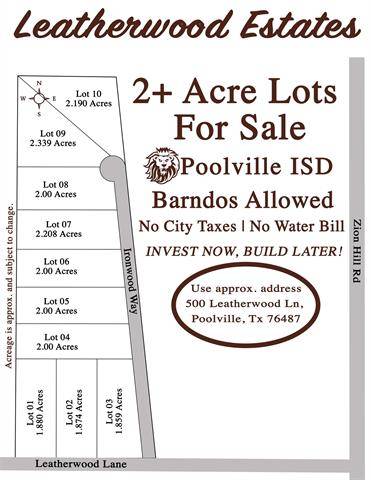 Poolville, TX 76487,1005 Ironwood Way