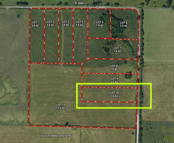 Celeste, TX 75423,Lot 10 County Road 1094