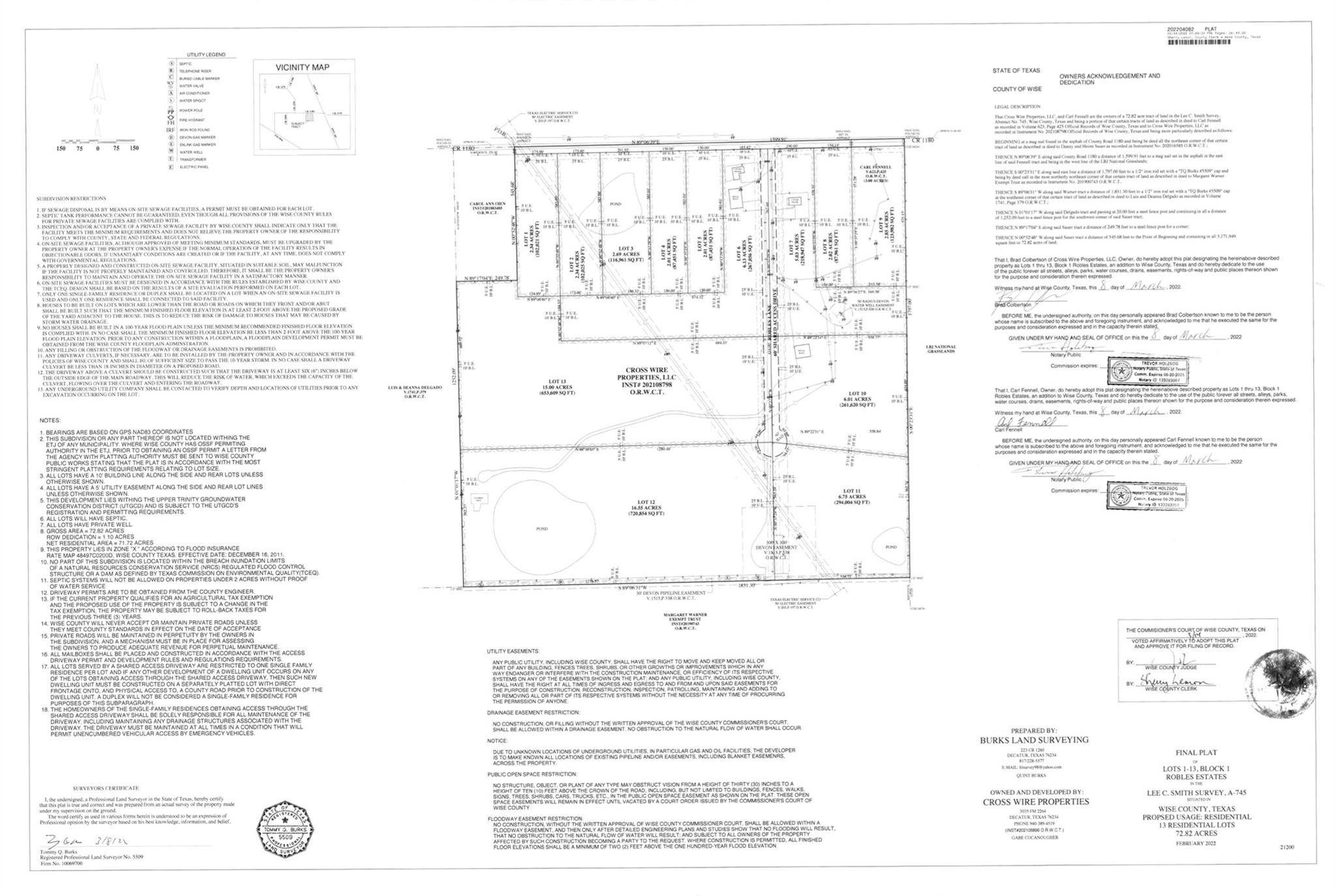 Alvord, TX 76225,Lot 12 Robles LN