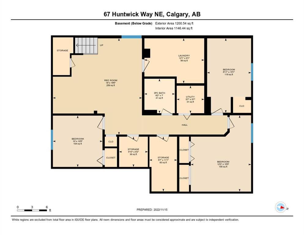 Calgary, AB T2K 4H4,67 Huntwick WAY NE