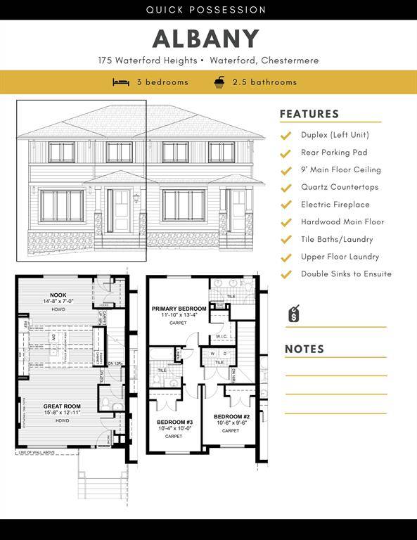 Chestermere, AB T1X 2P7,175 Waterford Heights