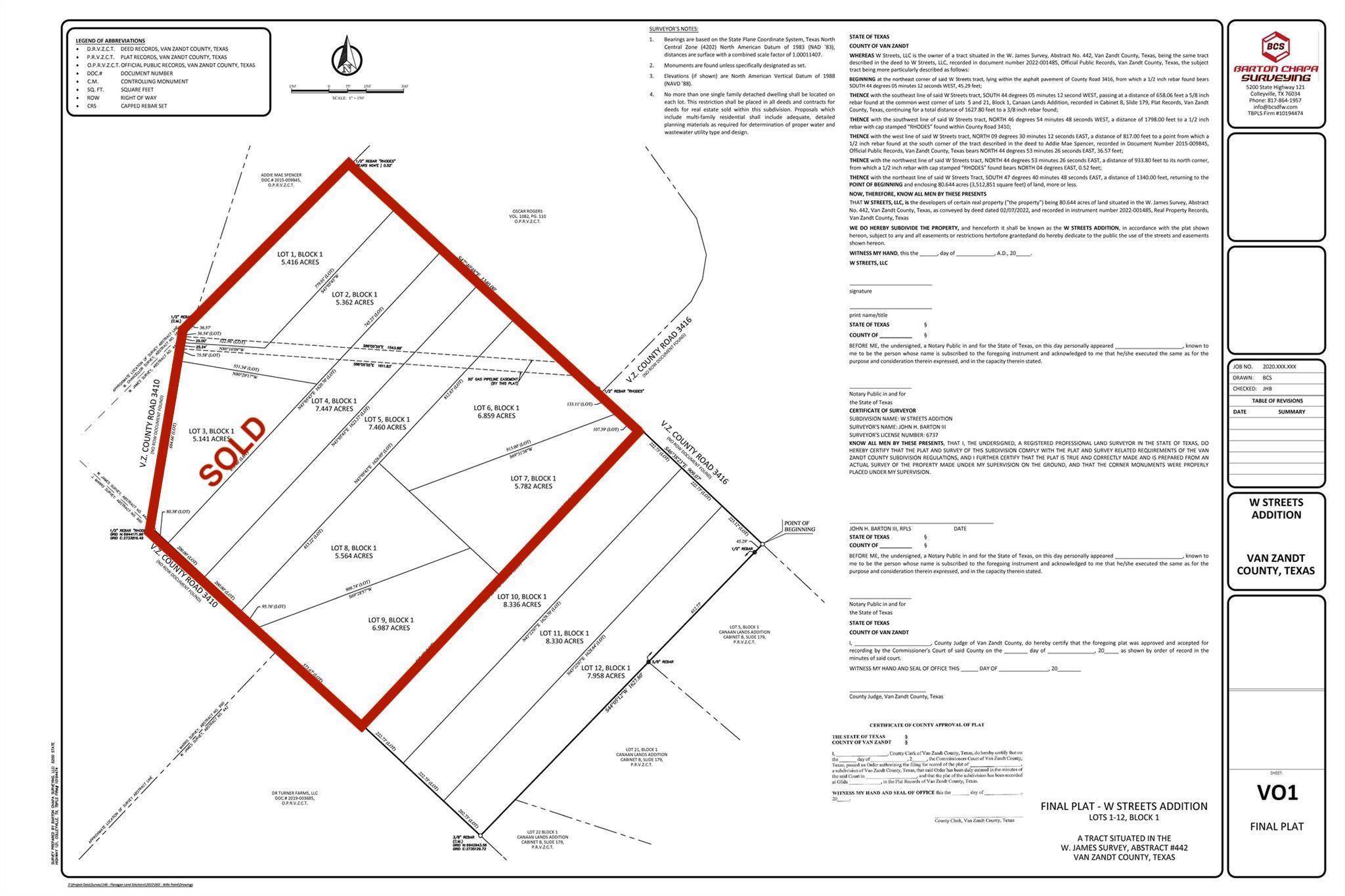 Wills Point, TX 75169,TBD Lot 4 VZ County Road 3416