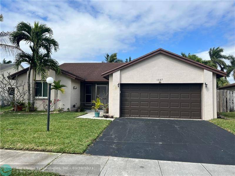 Sunrise, FL 33326,1337 SW 151st Way