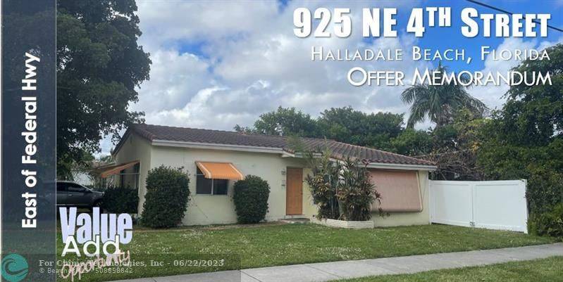 Hallandale Beach, FL 33009,925 NE 4th St