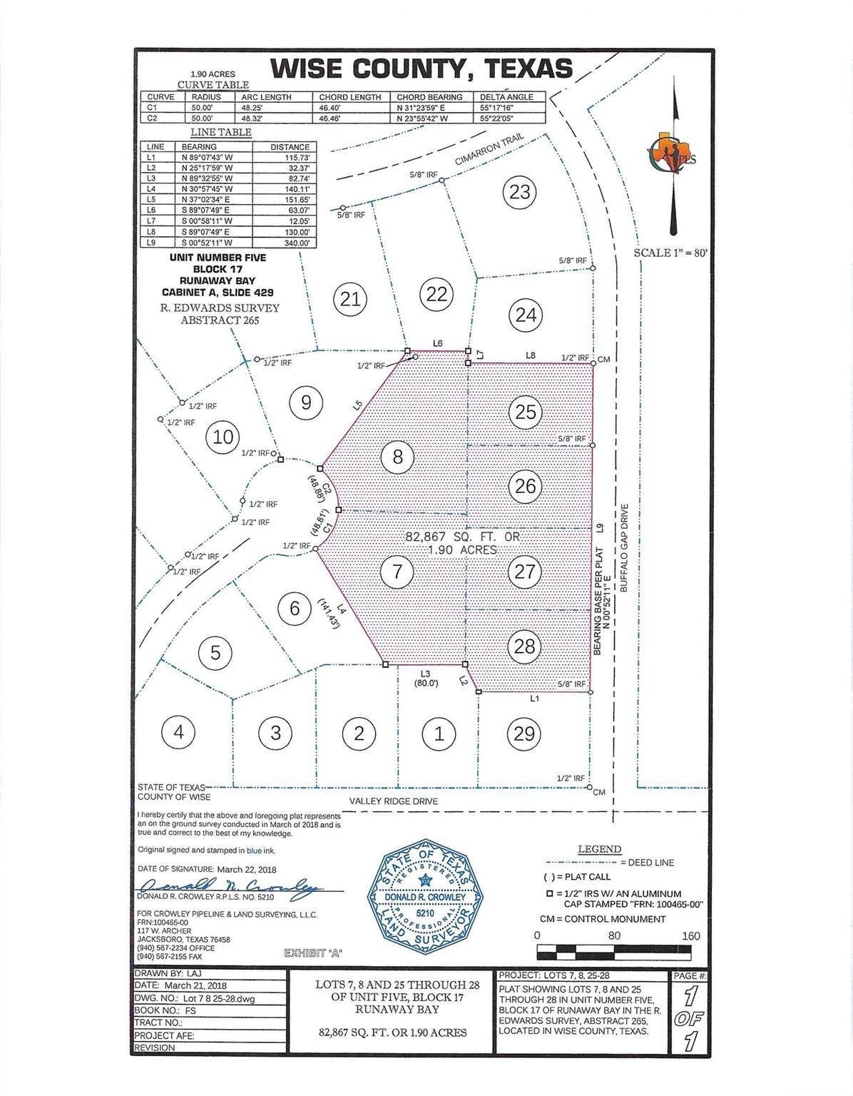 Runaway Bay, TX 76426,000 Buffalo Gap