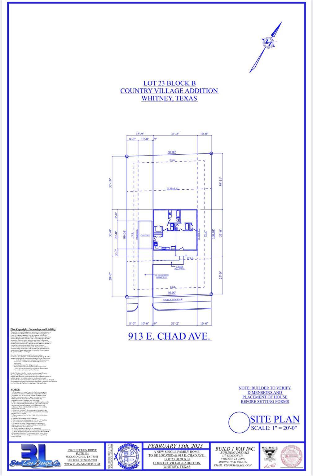 Whitney, TX 76692,913 E Chad Street