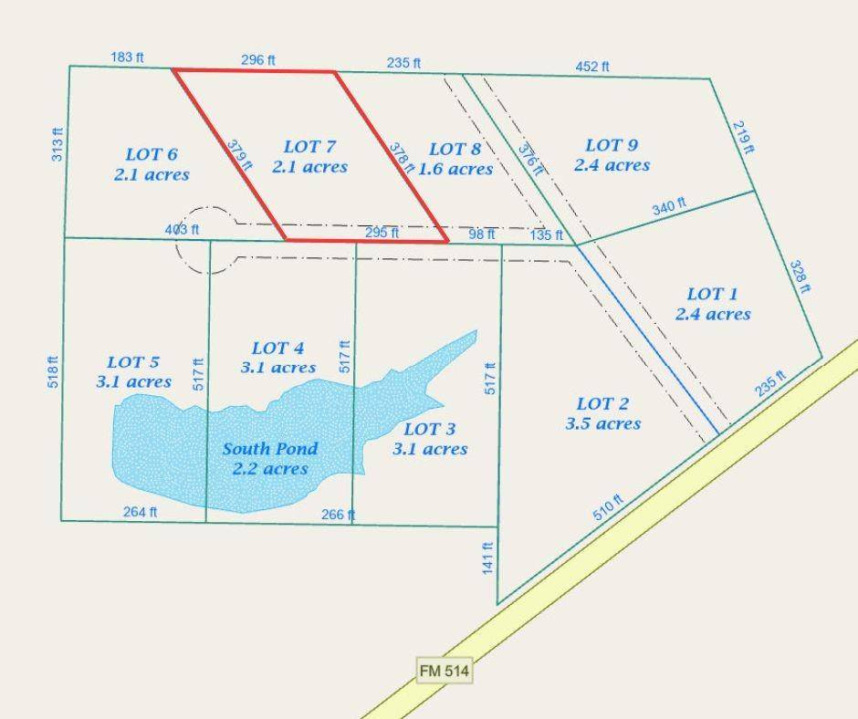 Yantis, TX 75497,Lot 7 FM514 Road