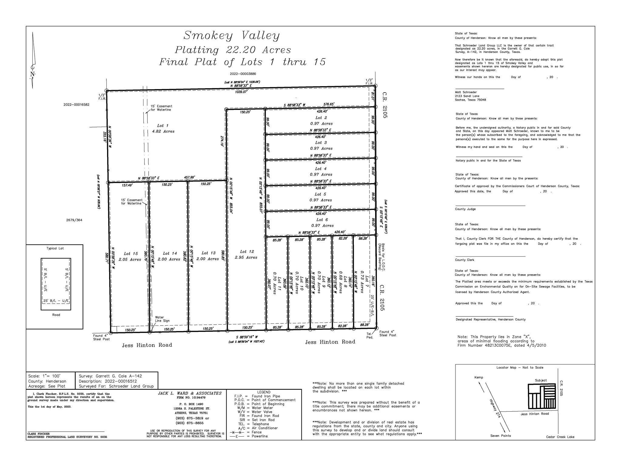 Kemp, TX 75143,TBD Lot 4 Jess Hinton Road