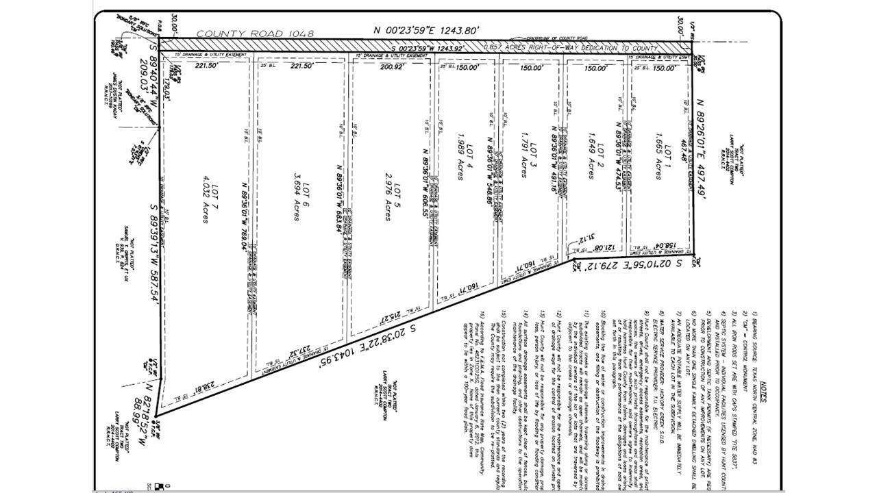 Celeste, TX 75423,TBD Lot 6 CR 1048