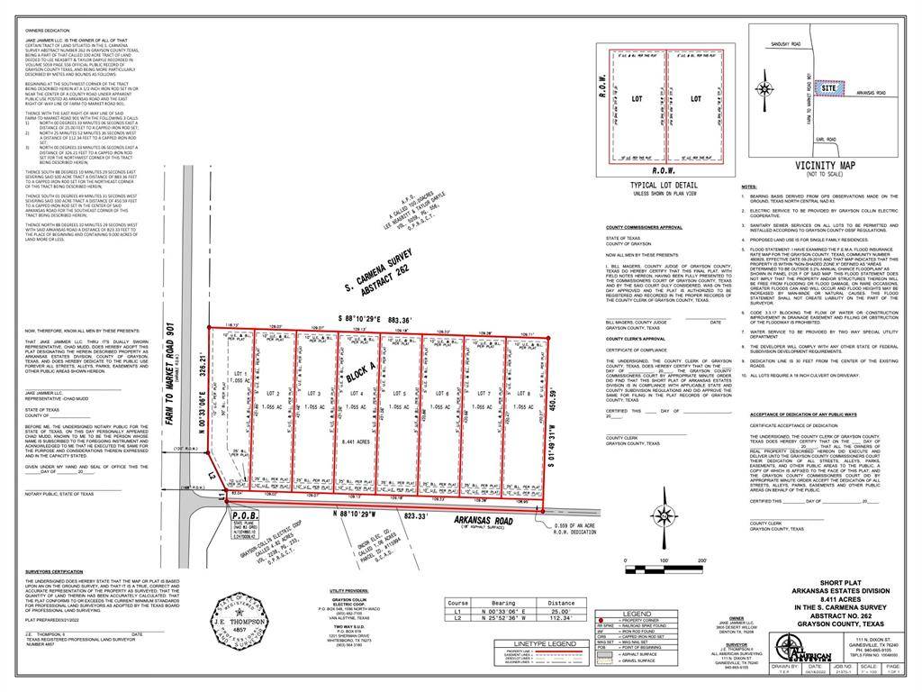 Sadler, TX 76264,TBD LOT 3 Arkansas