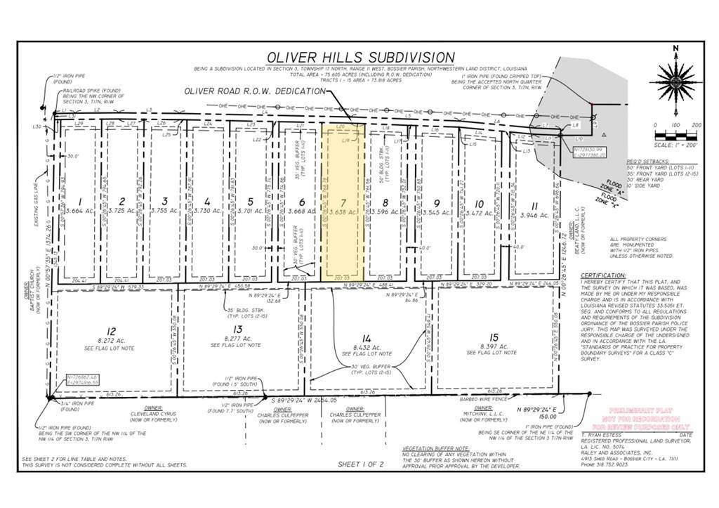 Haughton, LA 71037,0 Oliver Road Lot 7