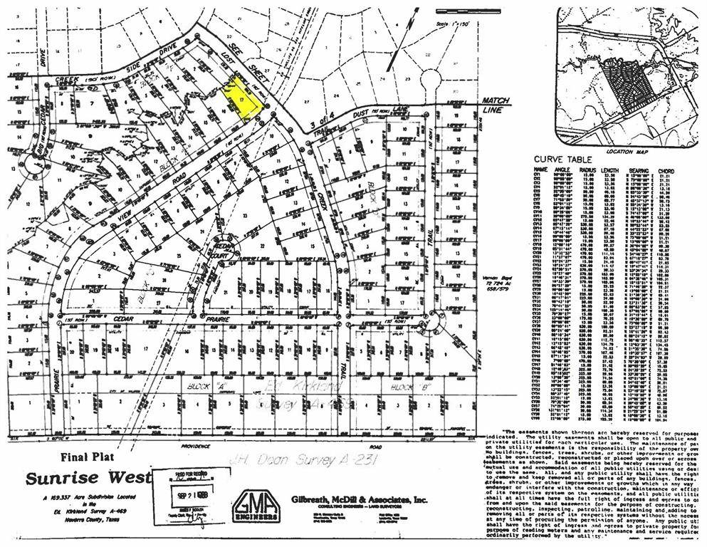 Corsicana, TX 75109,TBD Lot 17E Prairie Court