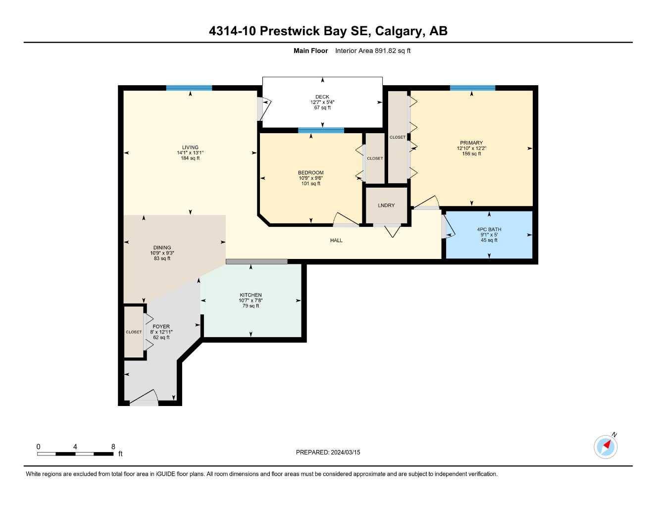 Calgary, AB T2Z 0B4,10 Prestwick Bay SE #4314