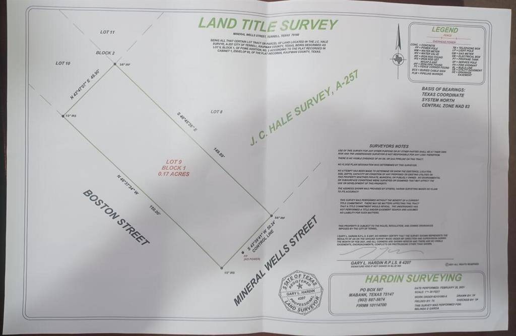 Terrell, TX 75160,TBD Mineral Wells