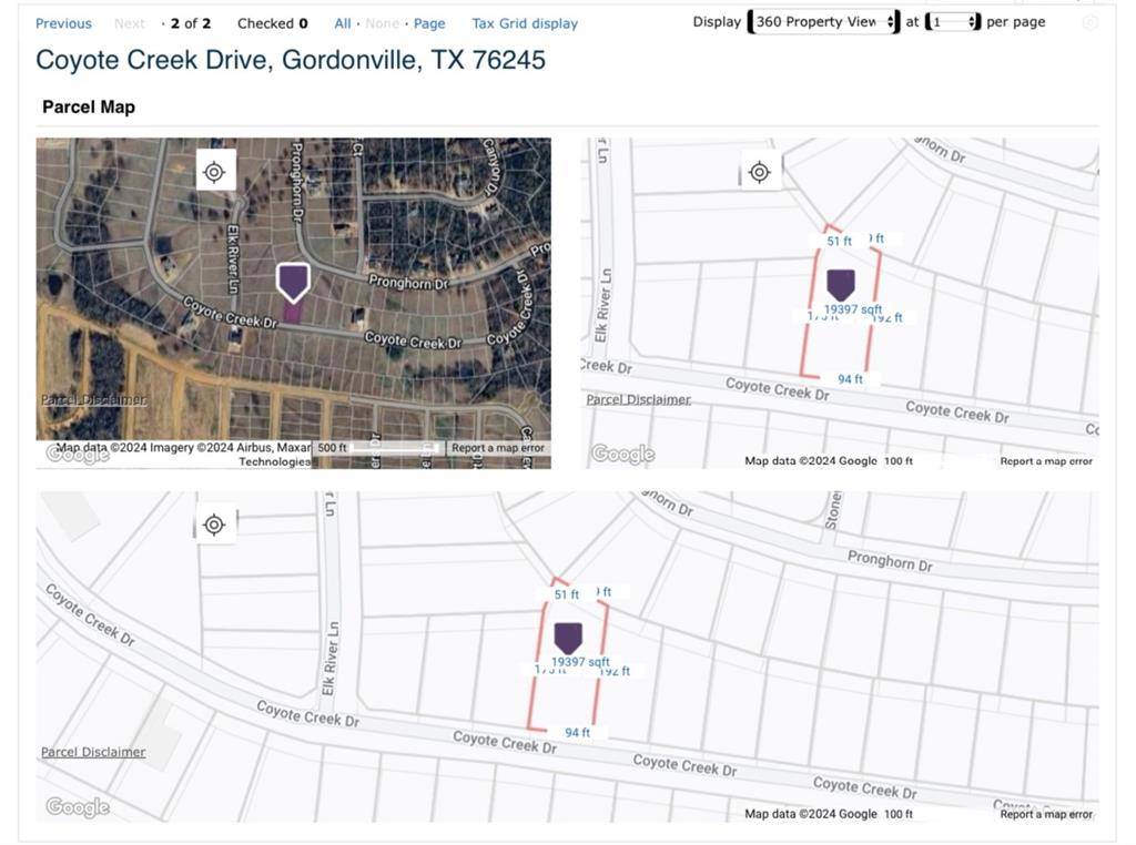 Gordonville, TX 76245,TBD Coyote Creek Drive