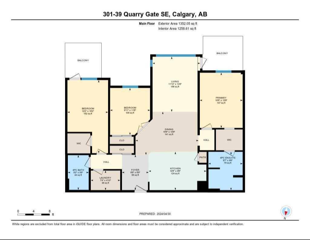 Calgary, AB T2C 5P4,39 Quarry Gate SE #301