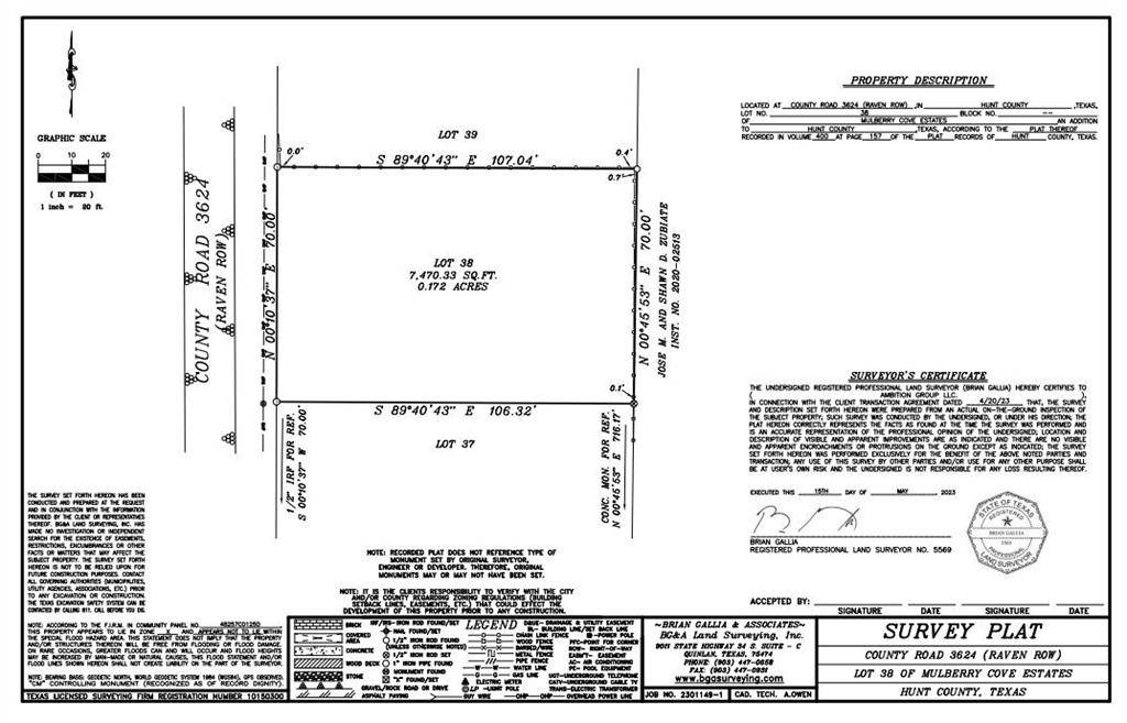 Quinlan, TX 75474,TBD Raven Lot 38 Row