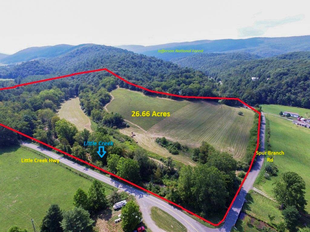 Dublin, VA 24084,26.66 Ac Spur Branch Road