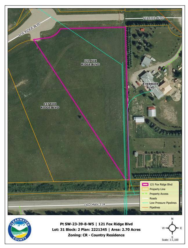 Rural Clearwater County, AB T4T 2A4,121 Fox Ridge BLVD