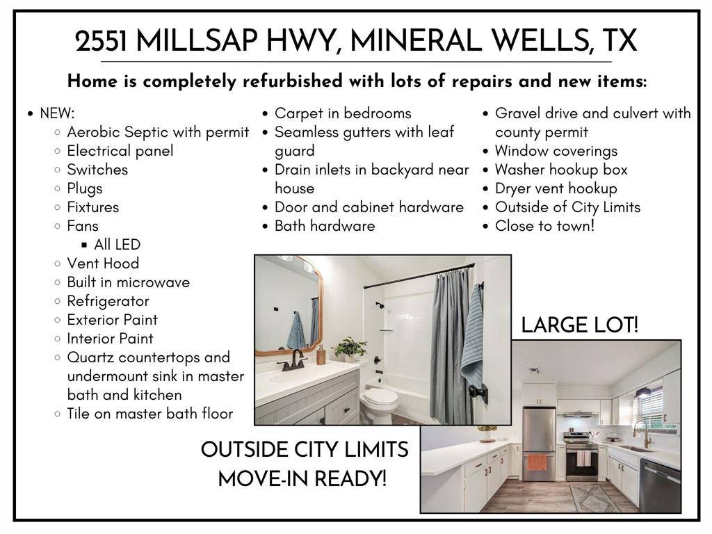 Mineral Wells, TX 76067,2551 Millsap Highway