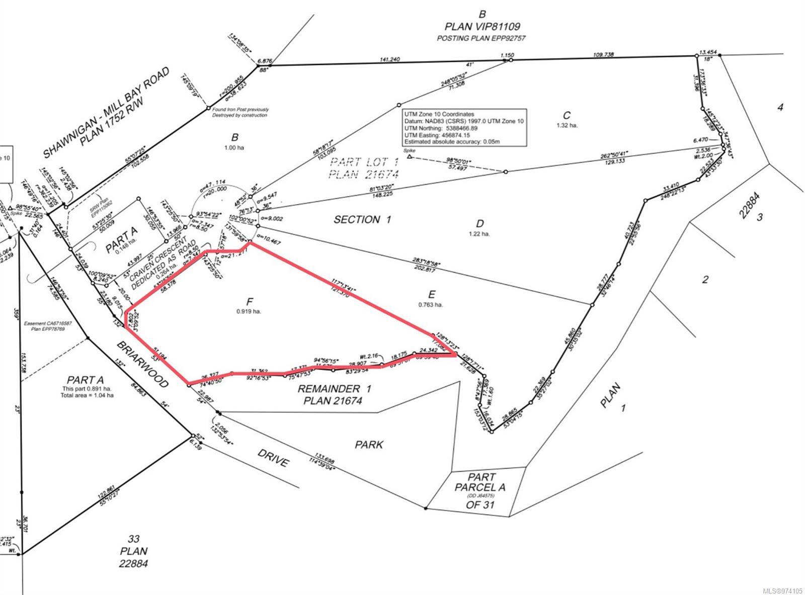 Mill Bay, BC V0R 2P2,Lot F CRAVEN Cres