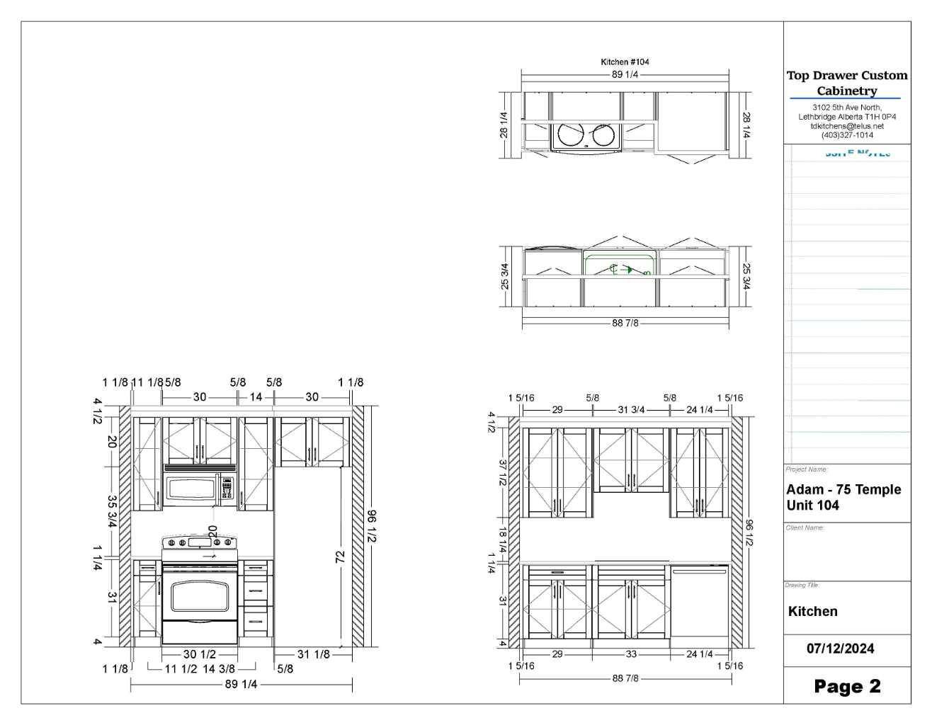 Lethbridge, AB T1K 5M2,75 Temple BLVD W #104