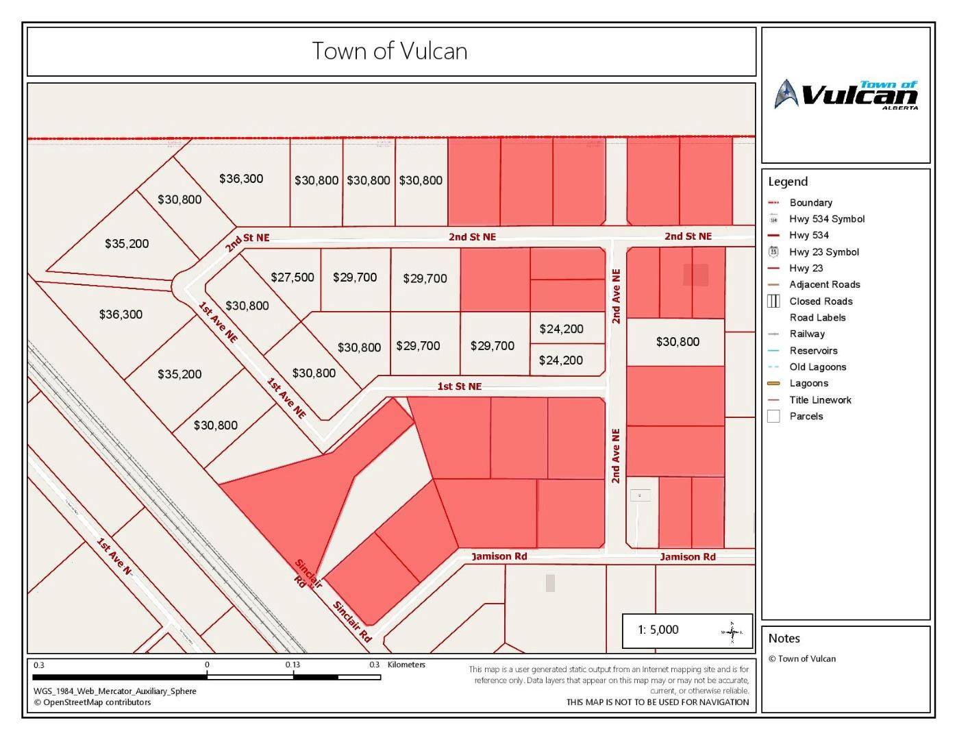 Vulcan, AB T0L 2B0,152 1 ST NE