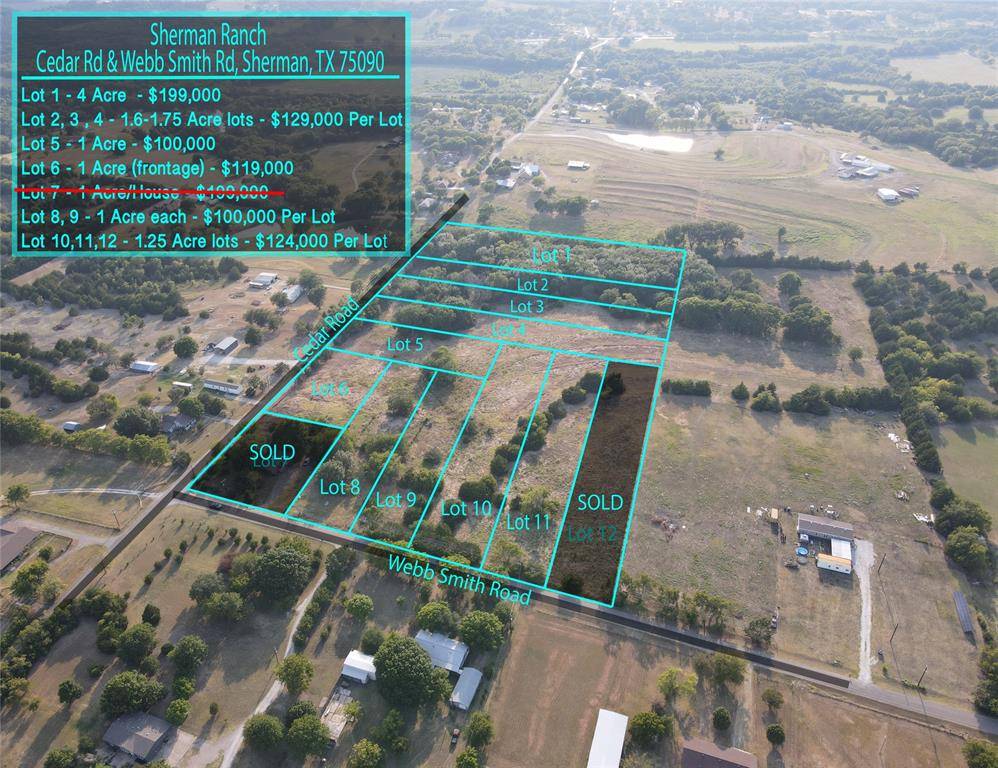 Sherman, TX 75090,Lot 8 Webb Smith Rd Road