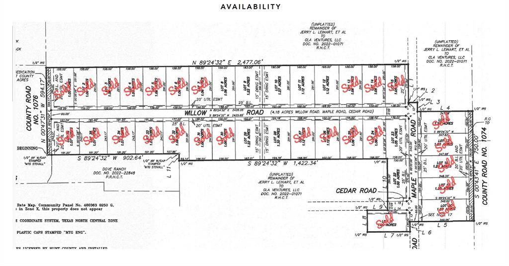 Celeste, TX 75423,Lot 29 Willow Road