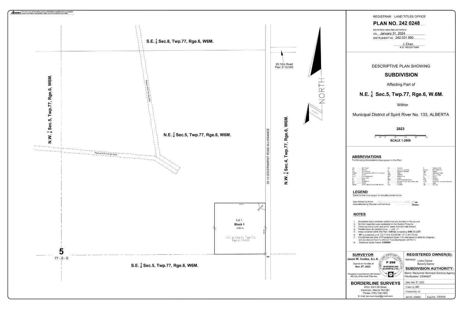 Whitelaw, AB T0H 3T0,2E24 -South AVE