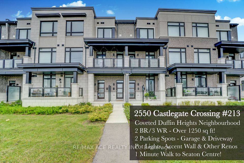 Pickering, ON L1X 0H6,2550 Castlegate Crossing N/A #213