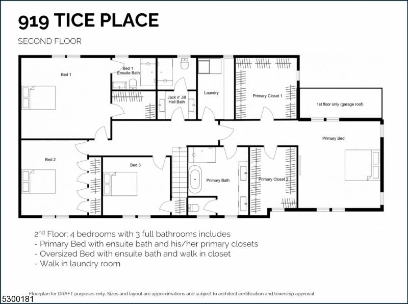 Westfield Town, NJ 07090,919 Tice Pl