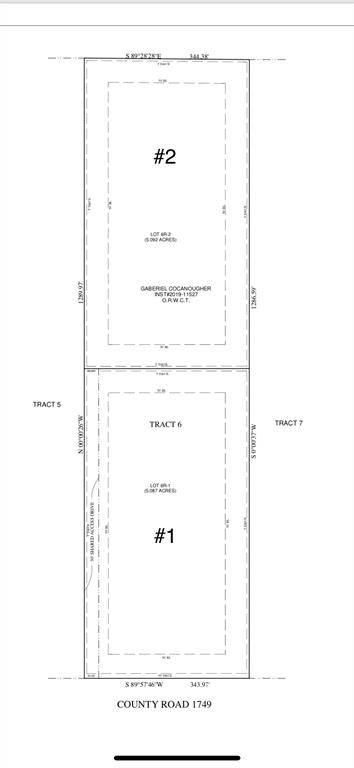 Chico, TX 76431,Lot 6R1 County Rd 1749