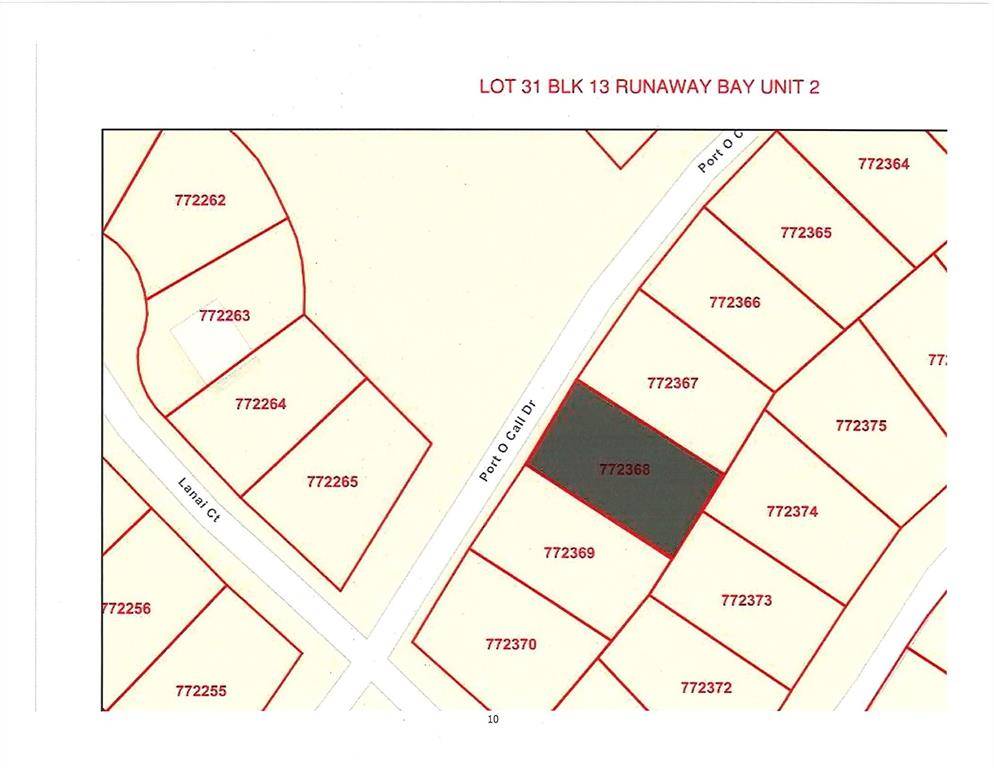 Runaway Bay, TX 76426,Lot 31 Port O Call Drive