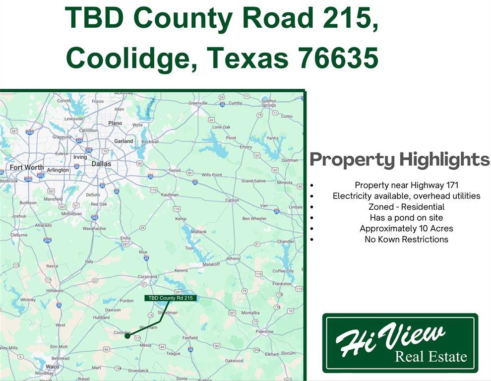 Coolidge, TX 76635,TBD County Road 215