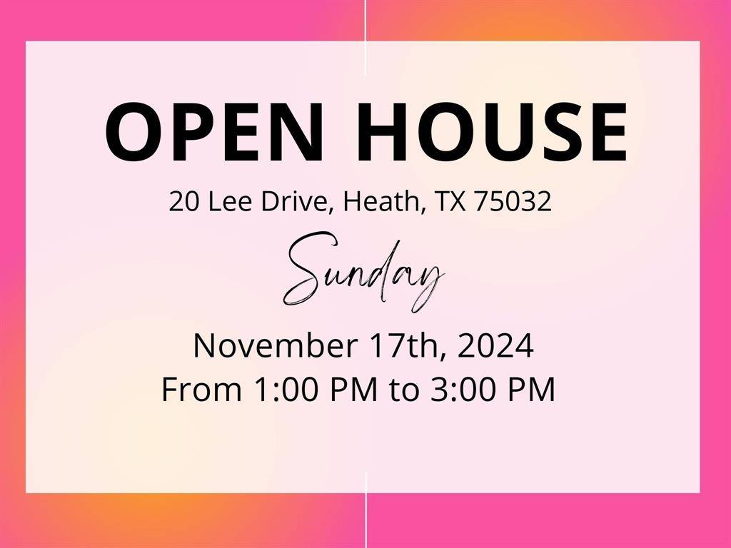 Heath, TX 75032,20 Lee Drive