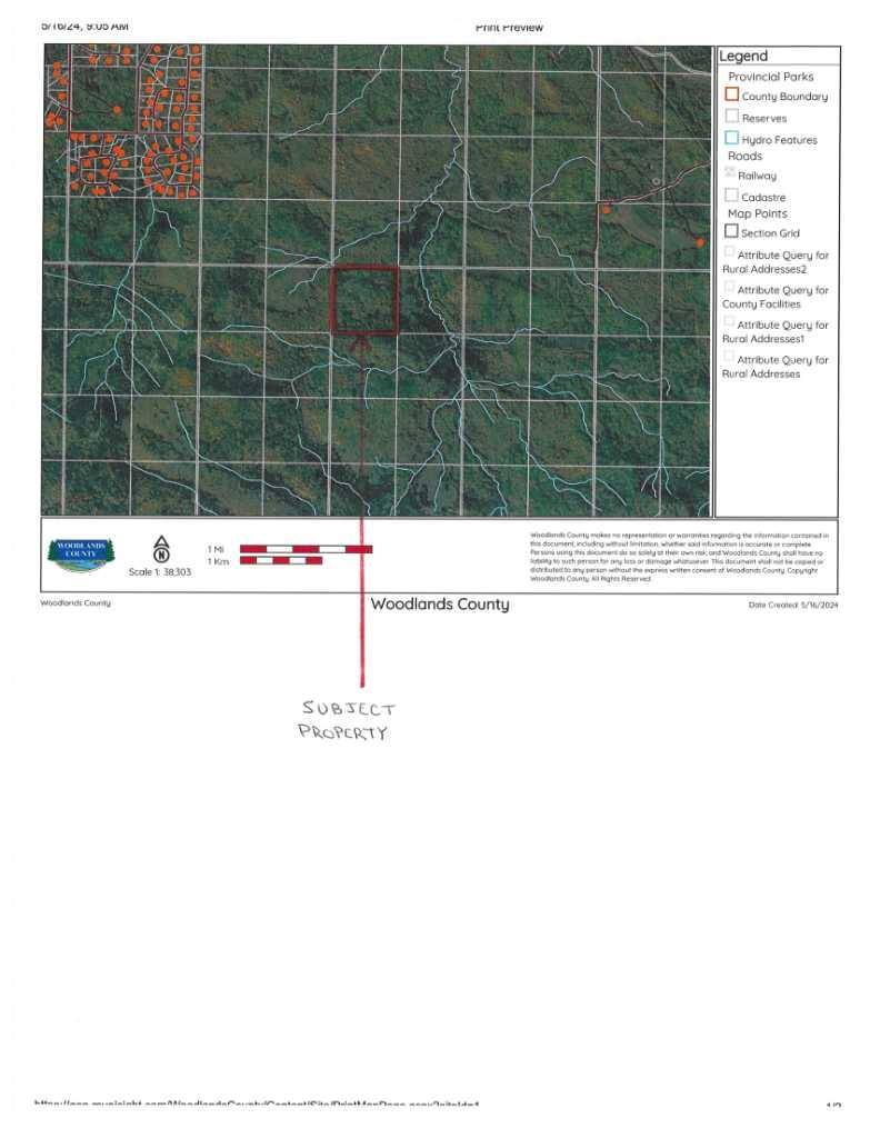 Rural Woodlands County, AB T7S1N9,NW-9-58-11-W5