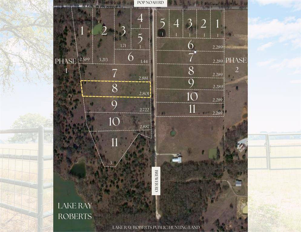 Tioga, TX 76271,TBD Phase 1 Lot 9 William Brewer Road