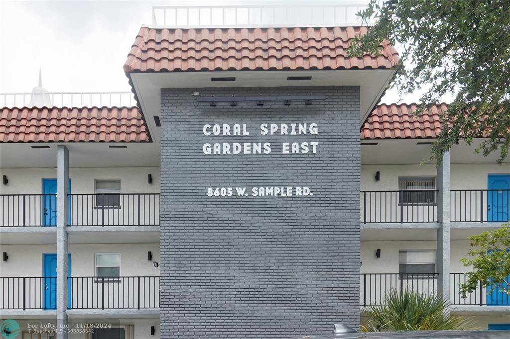 Coral Springs, FL 33065,8605 W Sample Rd  #308