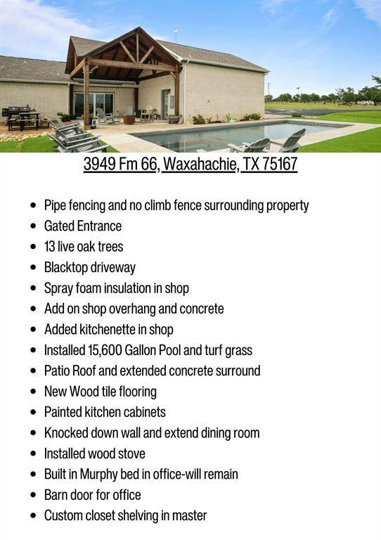 Waxahachie, TX 75167,3949 Fm 66