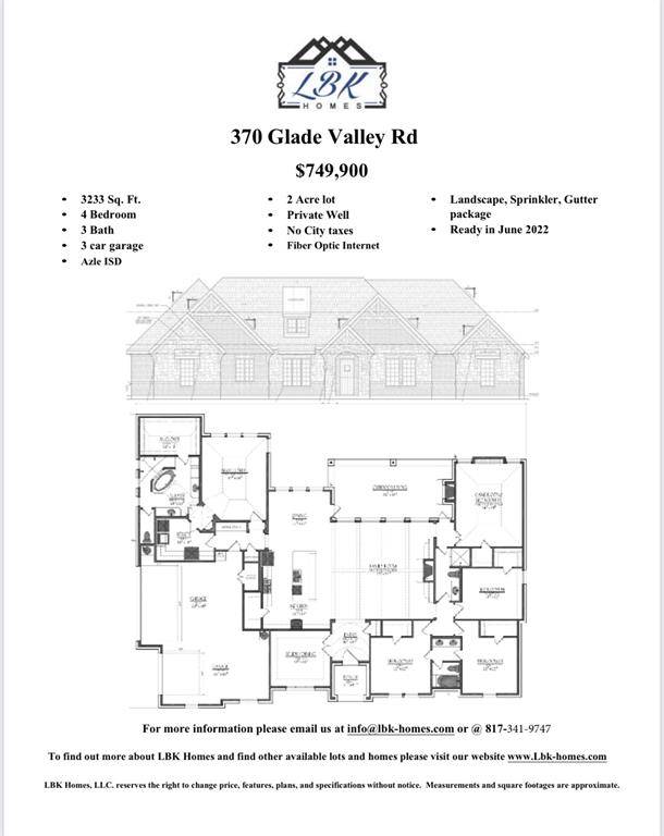 Azle, TX 76020,370 Glade Valley Road