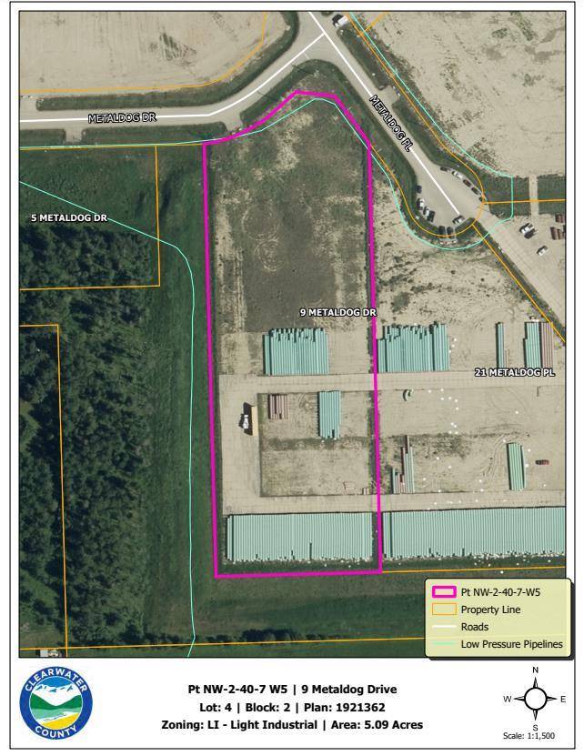 Rural Clearwater County, AB T4T 2A2,9 METALDOG DR