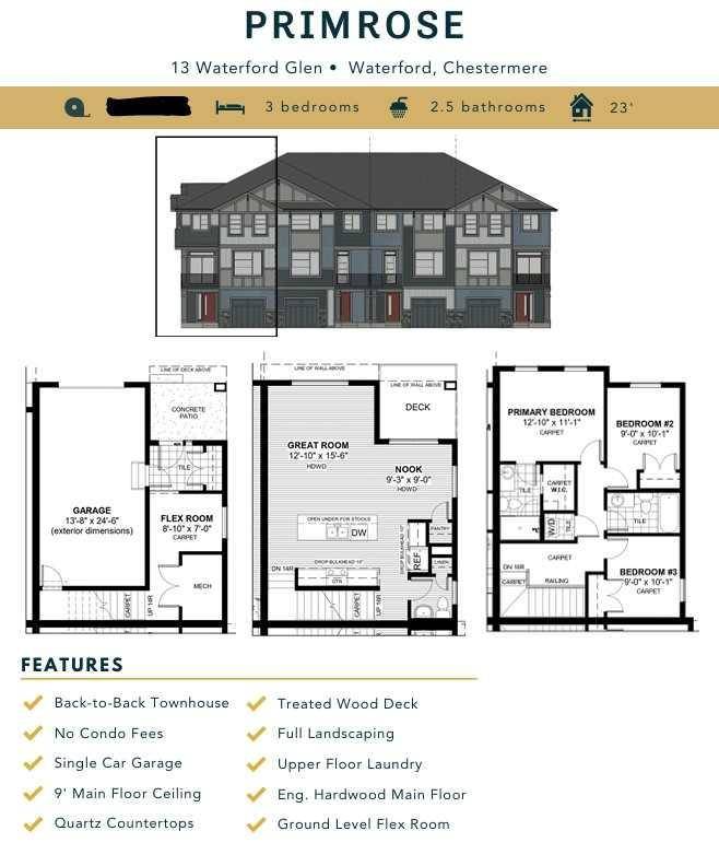 Chestermere, AB T1X 2T8,13 Waterford GLN